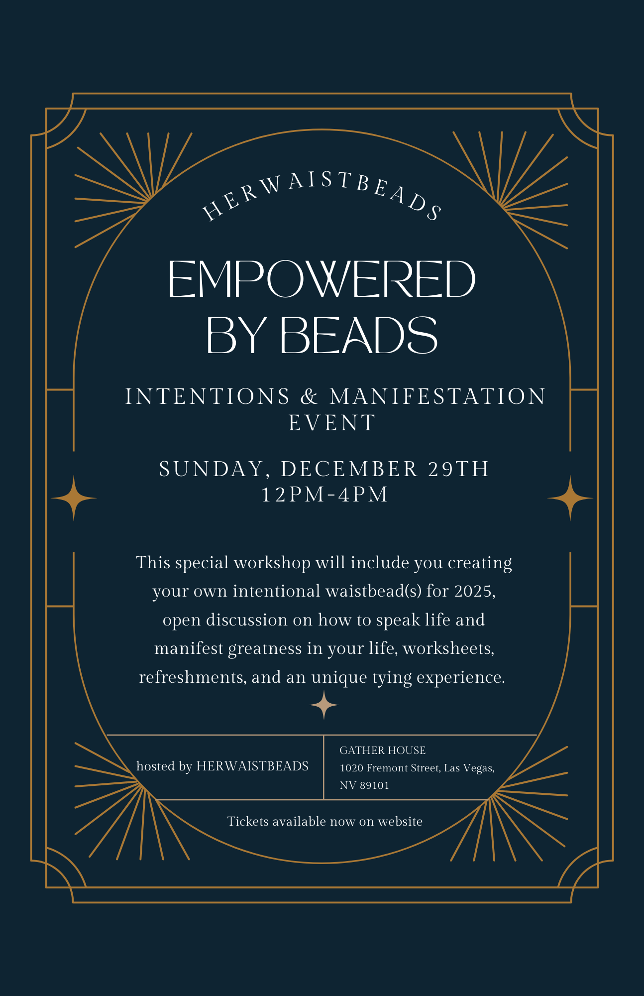 Empowered By Beads - Intentions & Manifestation Workshop Experience